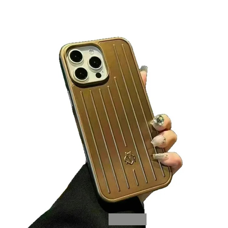 New aluminum alloy Apple/black suitcase all-inclusive mobile phone case suitable for i Phone17/16/15/14 metal