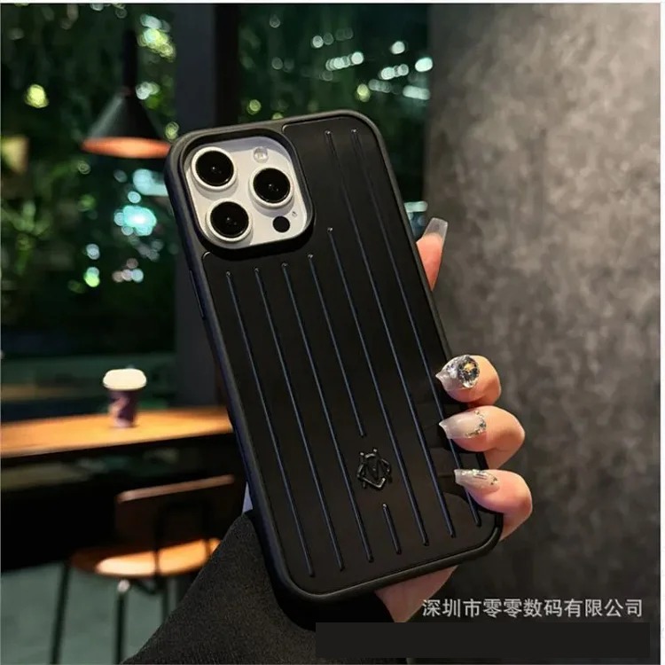 New aluminum alloy Apple/black suitcase all-inclusive mobile phone case suitable for i Phone17/16/15/14 metal