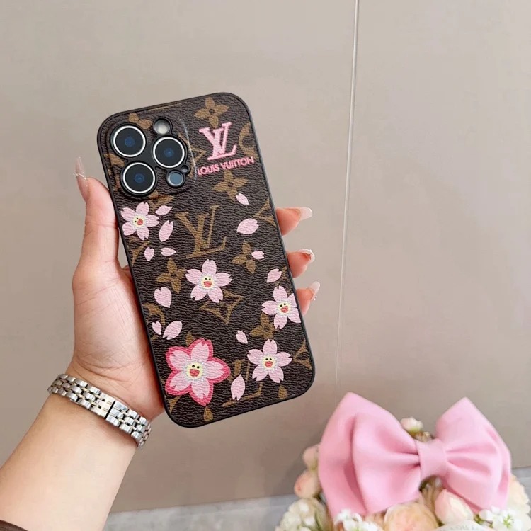 Precision hole all-inclusive mobile phone case, card phone case, fabric all-inclusive mobile phone case, floral series, popular foreign trade card case, double-layer card case, pebbled PU le