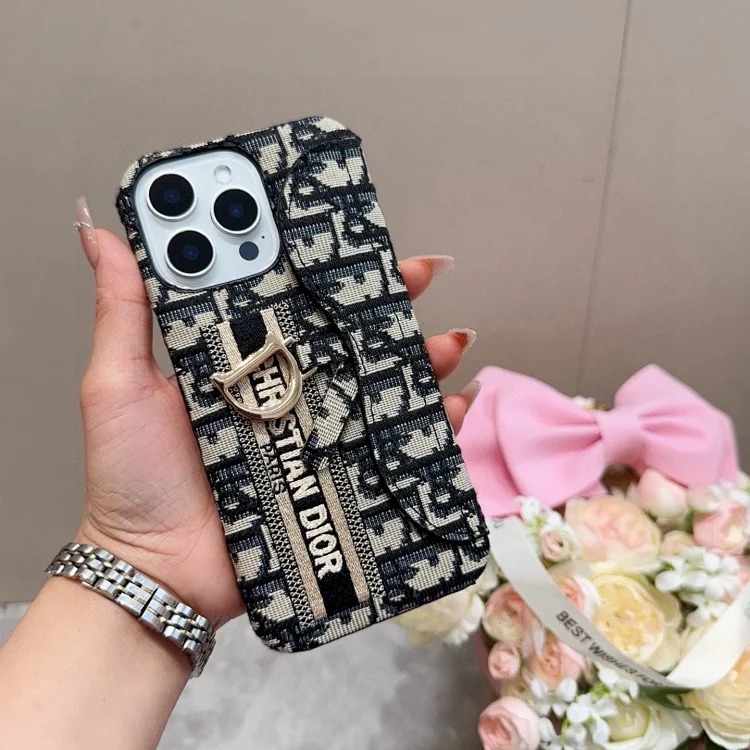 Precision hole all-inclusive mobile phone case, card phone case, fabric all-inclusive mobile phone case, floral series, popular foreign trade card case, double-layer card case, pebbled PU le