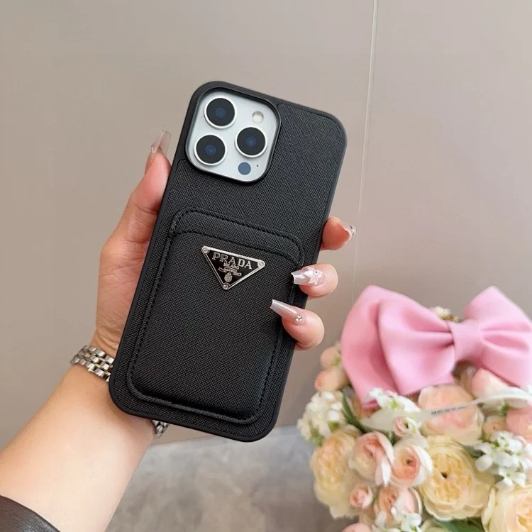 Precision hole all-inclusive mobile phone case, card phone case, fabric all-inclusive mobile phone case, floral series, popular foreign trade card case, double-layer card case, pebbled PU le