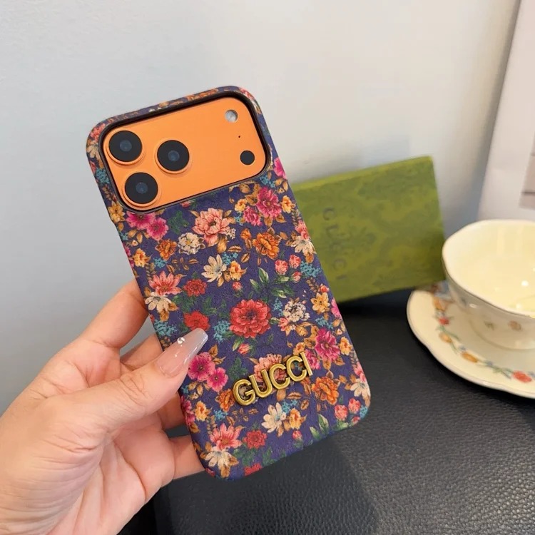 Precision hole all-inclusive mobile phone case, card phone case, fabric all-inclusive mobile phone case, floral series, popular foreign trade card case, double-layer card case, pebbled PU le