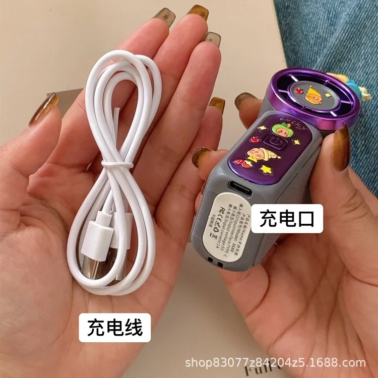 Cute Star Person Handheld Fan Student Summer Outdoor Portable Holiday Gift Mini USB Charging Small Fan