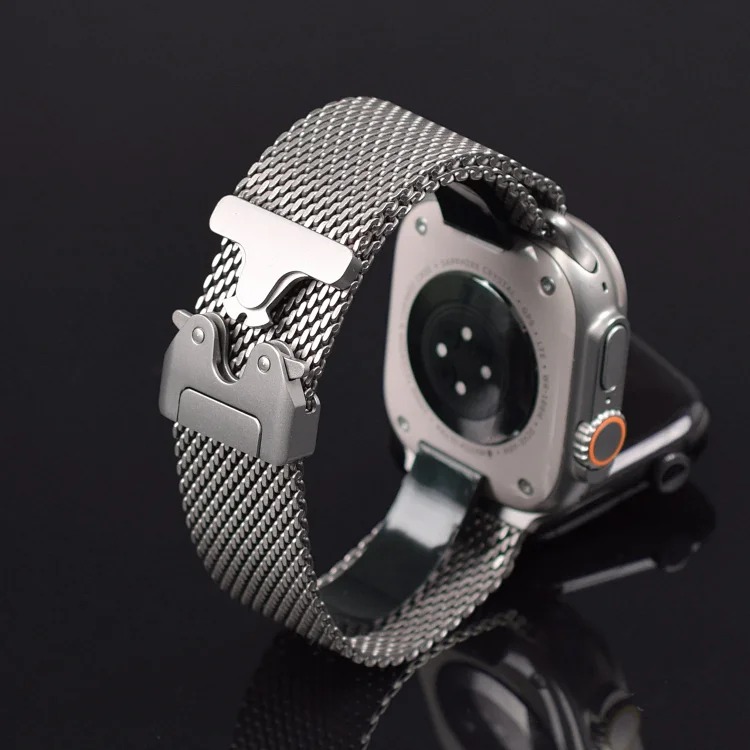 49mm titanium iWatch watch strap for ultra 3 Apple pure titanium Milanese strap 2 titanium alloy 8