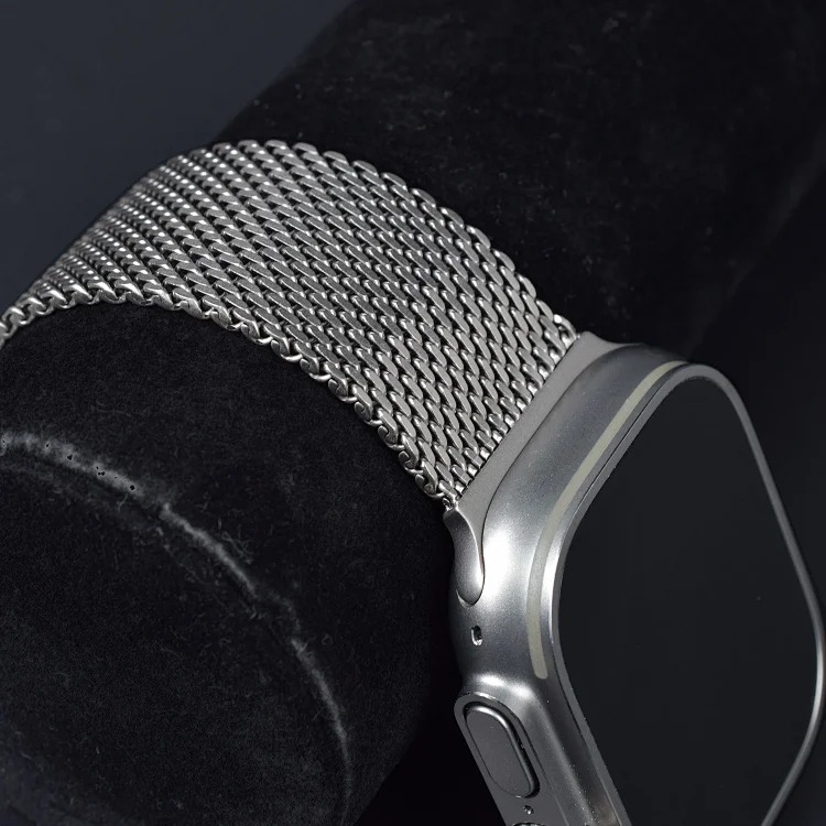 49mm titanium iWatch watch strap for ultra 3 Apple pure titanium Milanese strap 2 titanium alloy 8