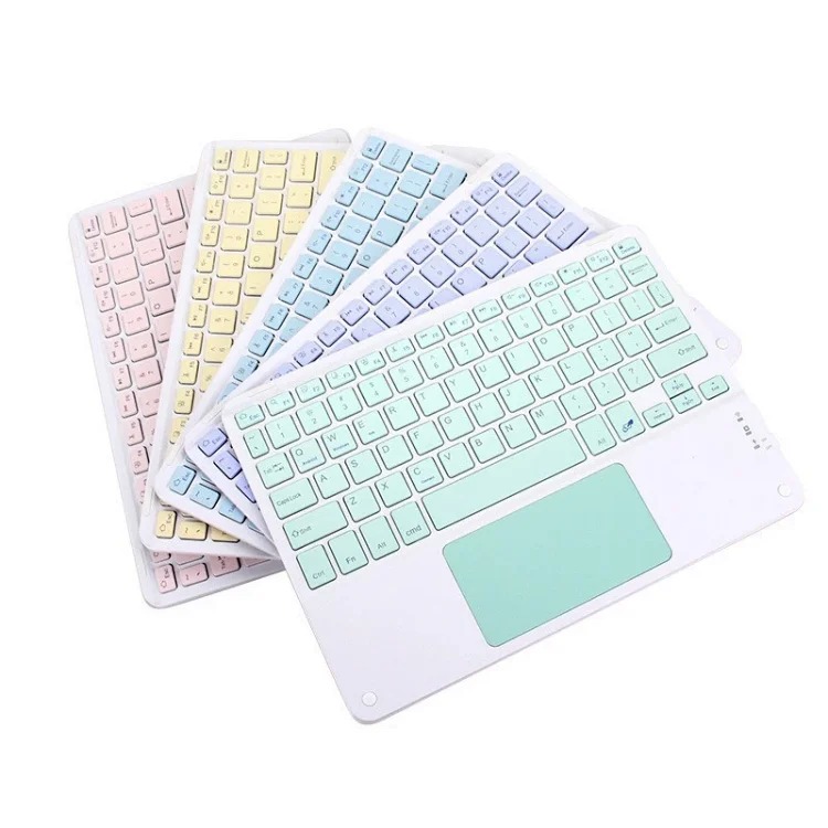 Bluetooth keyboard suitable for i Pad tablet Huawei Apple mobile phone silent office magic control wireless full color touch keyboard