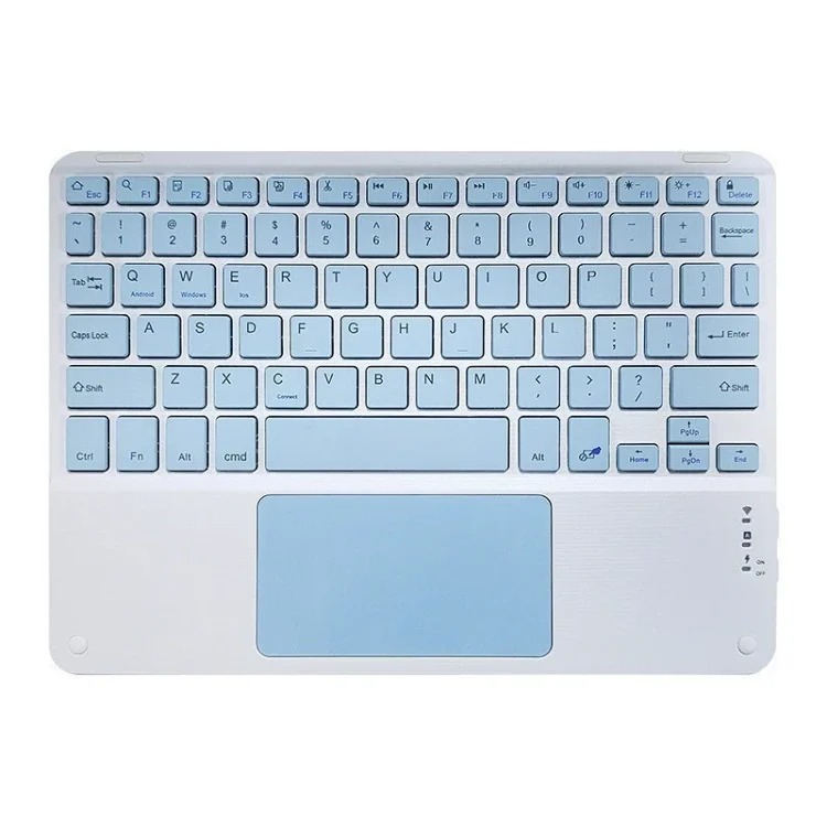 Bluetooth keyboard suitable for i Pad tablet Huawei Apple mobile phone silent office magic control wireless full color touch keyboard