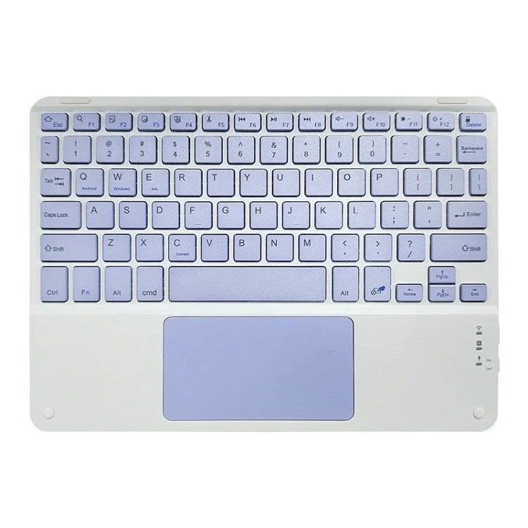 Bluetooth keyboard suitable for i Pad tablet Huawei Apple mobile phone silent office magic control wireless full color touch keyboard