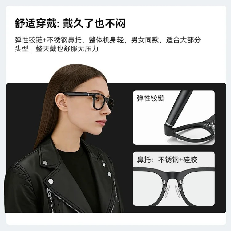 X01 Ultra black technology 800w pixel smart glasses with reverse charging compartment, wifi, picture recognition and translation