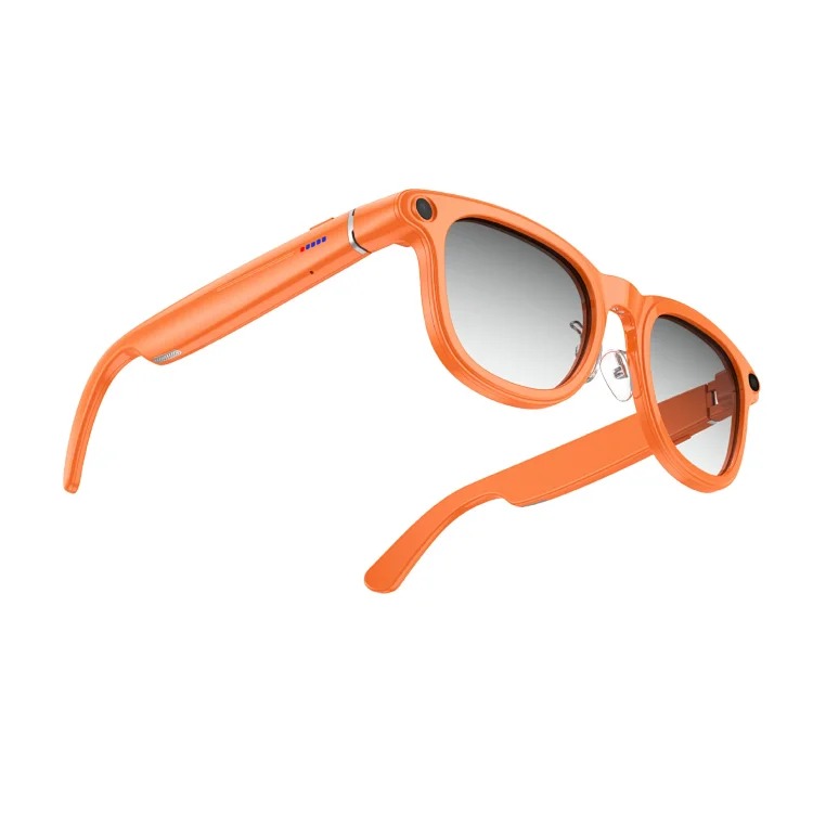 X01 Ultra black technology 800w pixel smart glasses with reverse charging compartment, wifi, picture recognition and translation