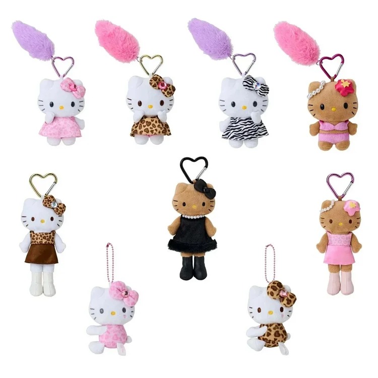 Plush pendant keychain