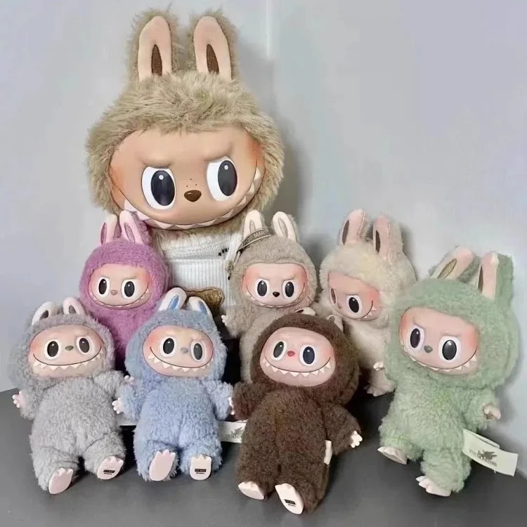 Vinyl face ornament Macaron first and second generation plush toy doll figure