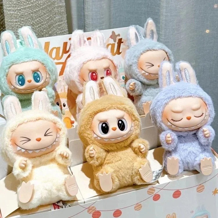 Vinyl face ornament Macaron first and second generation plush toy doll figure