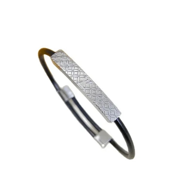 Classic European and American retro printed belt bracelet chain high quality men's leather rope presbyopia bracelet factory direct sale