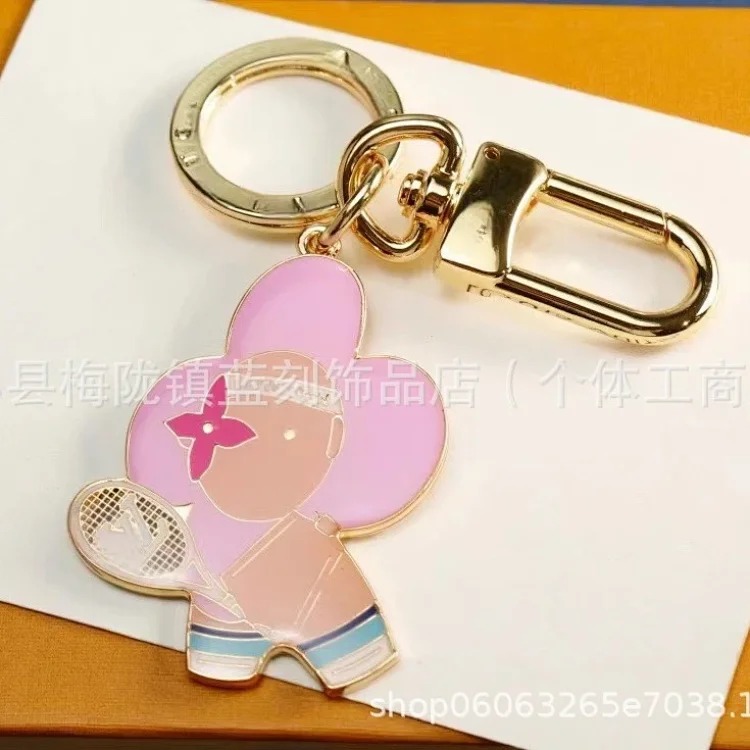Louis Vuitton Foreign trade hot-selling series of fashionable metal bag pendants, presbyopic keychain pendants, car keychains