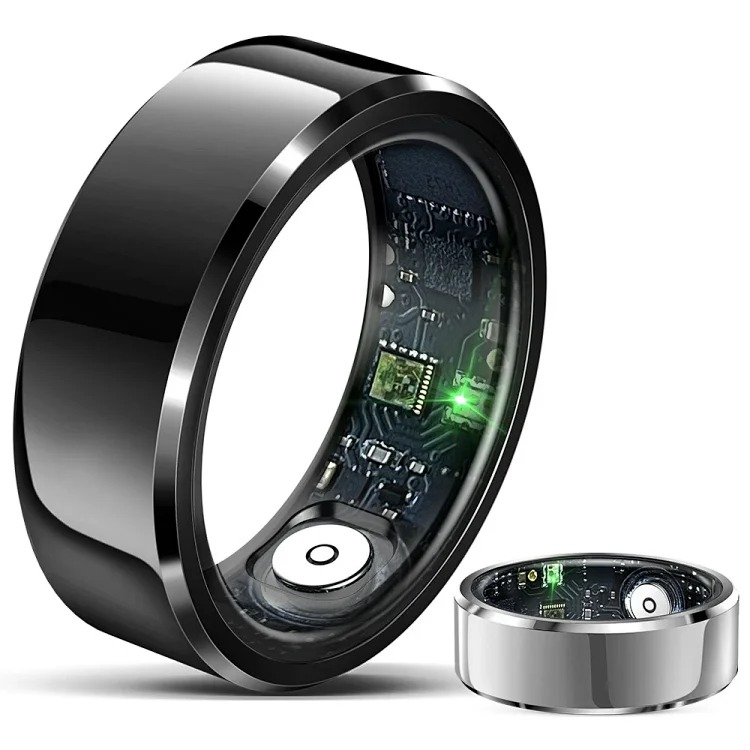 Cross-border new R6 smart ring charging compartment blood oxygen sleep tracking heart rate photo sports mode waterproof ring image 13