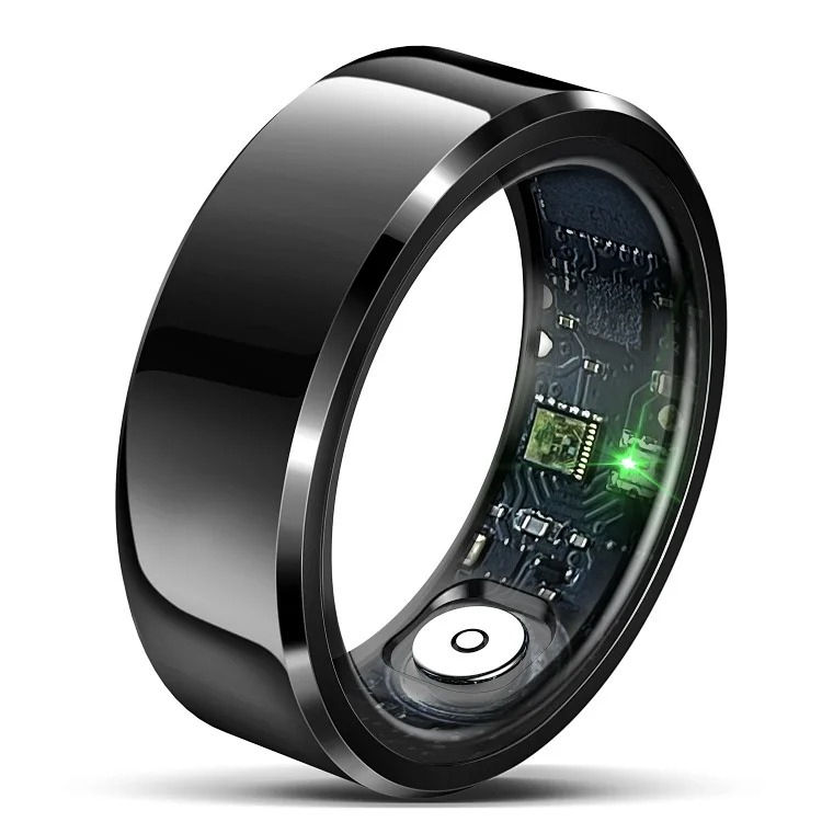 Cross-border new R6 smart ring charging compartment blood oxygen sleep tracking heart rate photo sports mode waterproof ring image 2