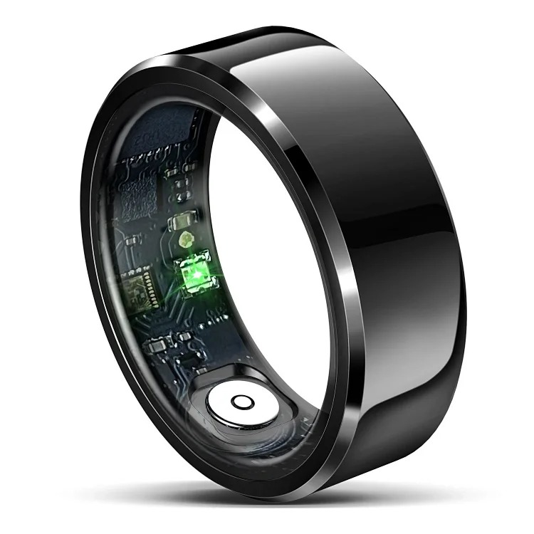 Cross-border new R6 smart ring charging compartment blood oxygen sleep tracking heart rate photo sports mode waterproof ring image 3