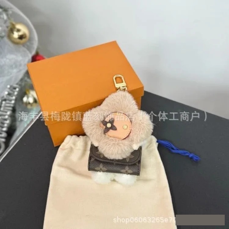Christmas limited new cute plush keychain design niche mini fashion sunflower crossbody bag