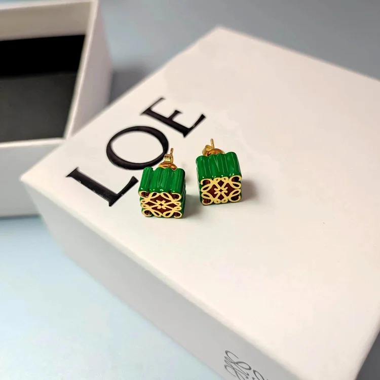 Luo's French tassel multi-color enamel mooncake earrings light luxury palace retro versatile ins women's earrings
