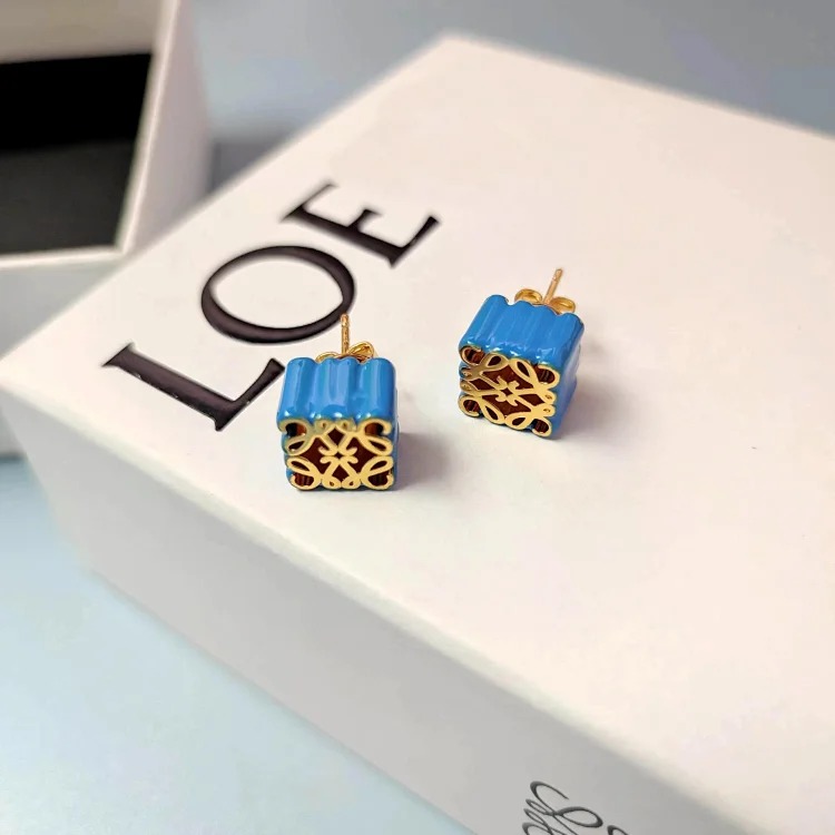 Luo's French tassel multi-color enamel mooncake earrings light luxury palace retro versatile ins women's earrings