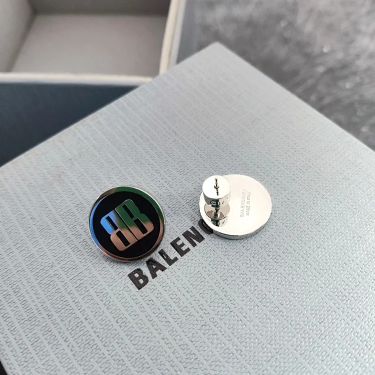 Paris style high polished round earrings, simple and versatile street style earrings, slimming couple earrings
