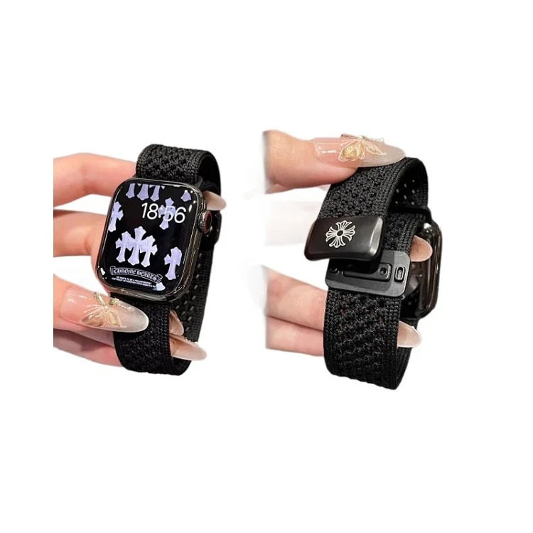 Croxin nylon knitted watch strap suitable for S10 watch S11 watch strap iwatch9 new applewatch8SE