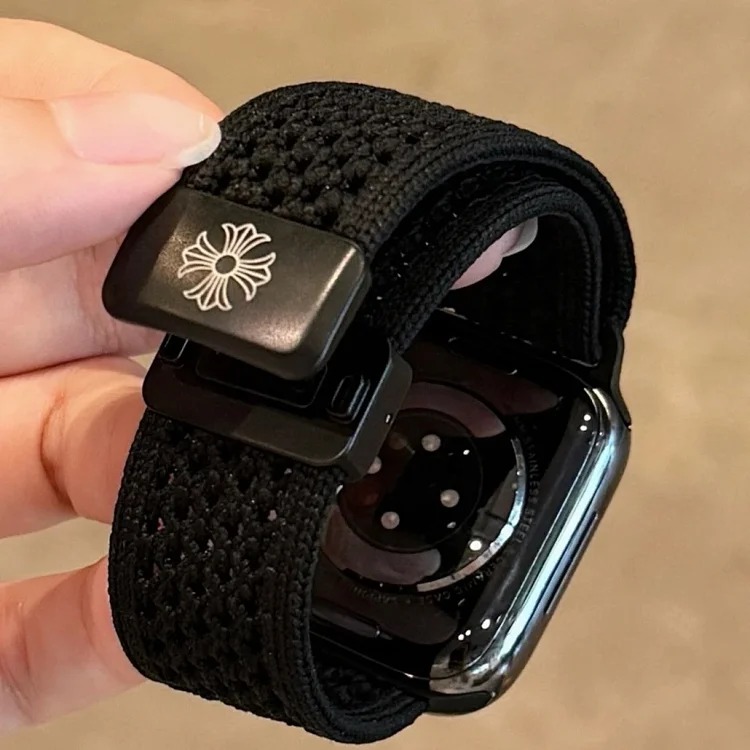 Croxin nylon knitted watch strap suitable for S10 watch S11 watch strap iwatch9 new applewatch8SE