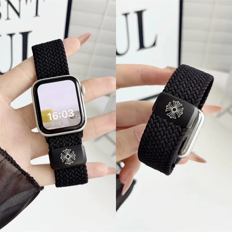 Croxin nylon knitted watch strap suitable for S10 watch S11 watch strap iwatch9 new applewatch8SE