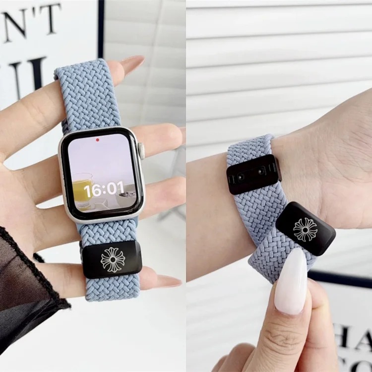 Croxin nylon knitted watch strap suitable for S10 watch S11 watch strap iwatch9 new applewatch8SE