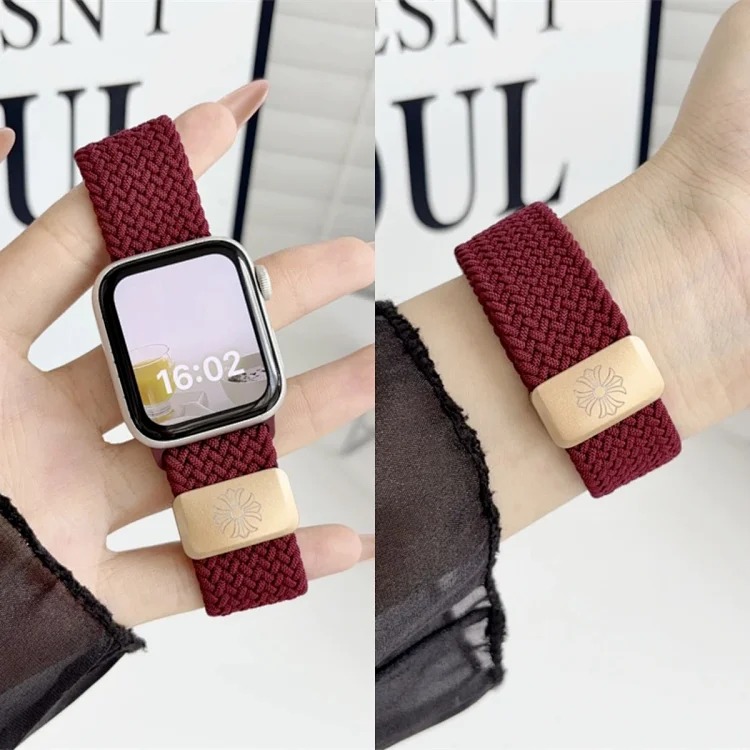 Croxin nylon knitted watch strap suitable for S10 watch S11 watch strap iwatch9 new applewatch8SE