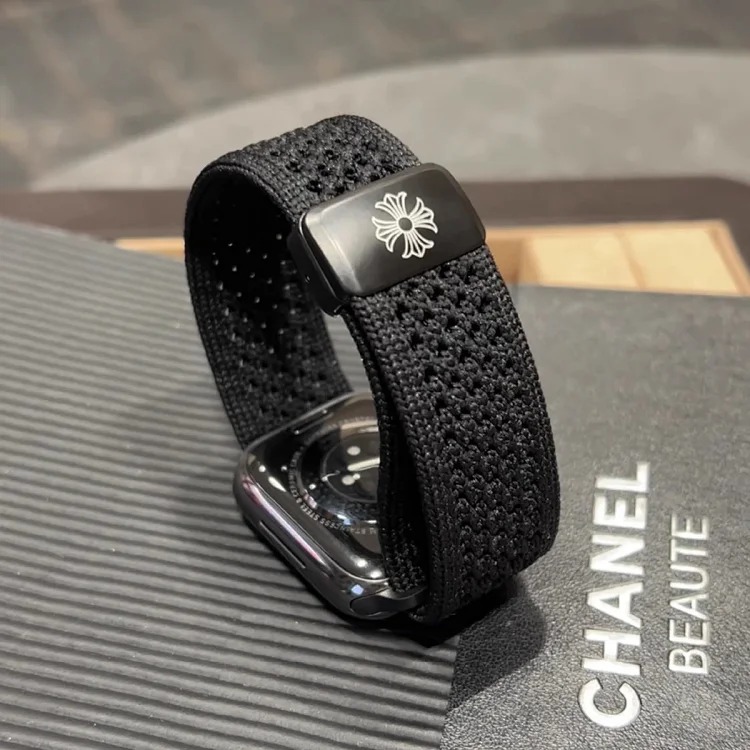 Croxin nylon knitted watch strap suitable for S10 watch S11 watch strap iwatch9 new applewatch8SE