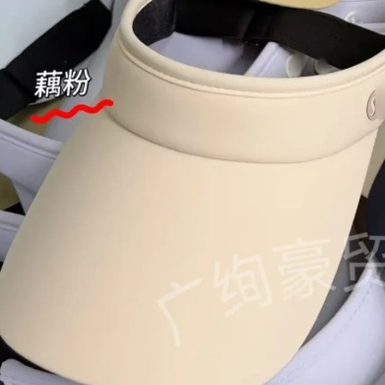 Lulu sun protection hat summer outdoor sports face covering hollow sun hat cycling sun hat running breathable and lightweight