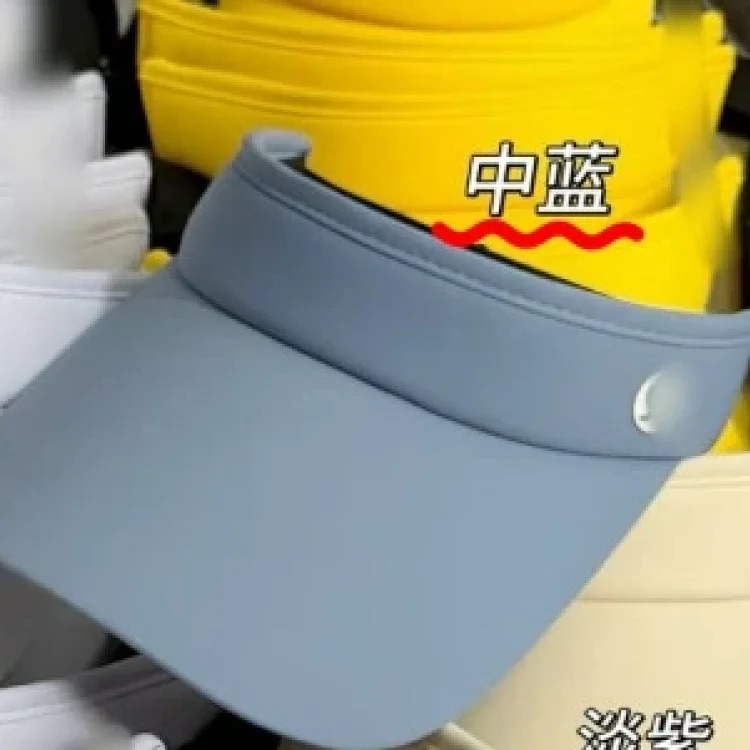 Lulu sun protection hat summer outdoor sports face covering hollow sun hat cycling sun hat running breathable and lightweight