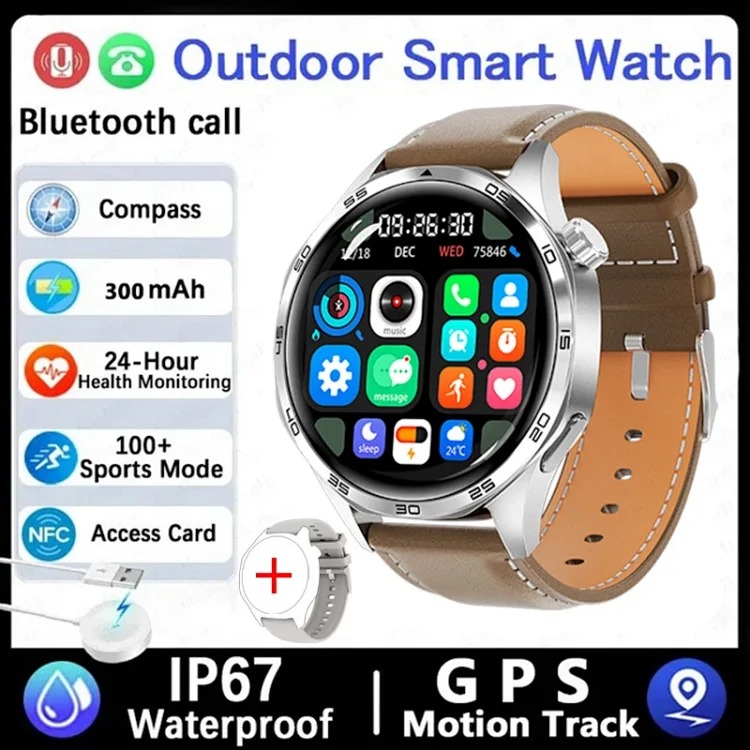 WATCH5PRO smart watch Bluetooth call heart rate health monitoring HD cross-border hot model