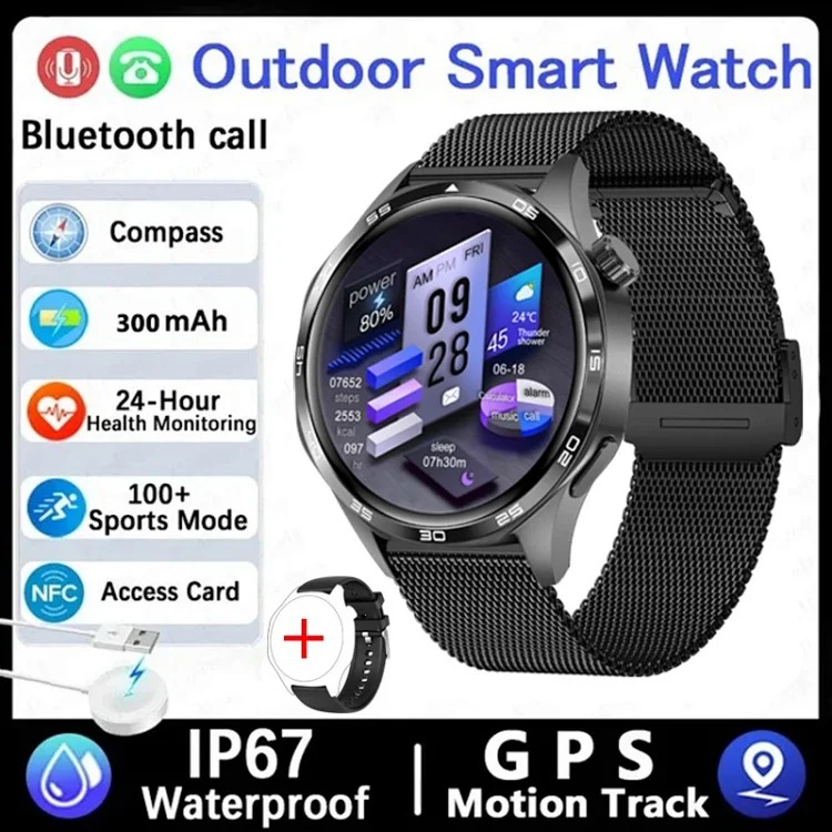 WATCH5PRO smart watch Bluetooth call heart rate health monitoring HD cross-border hot model