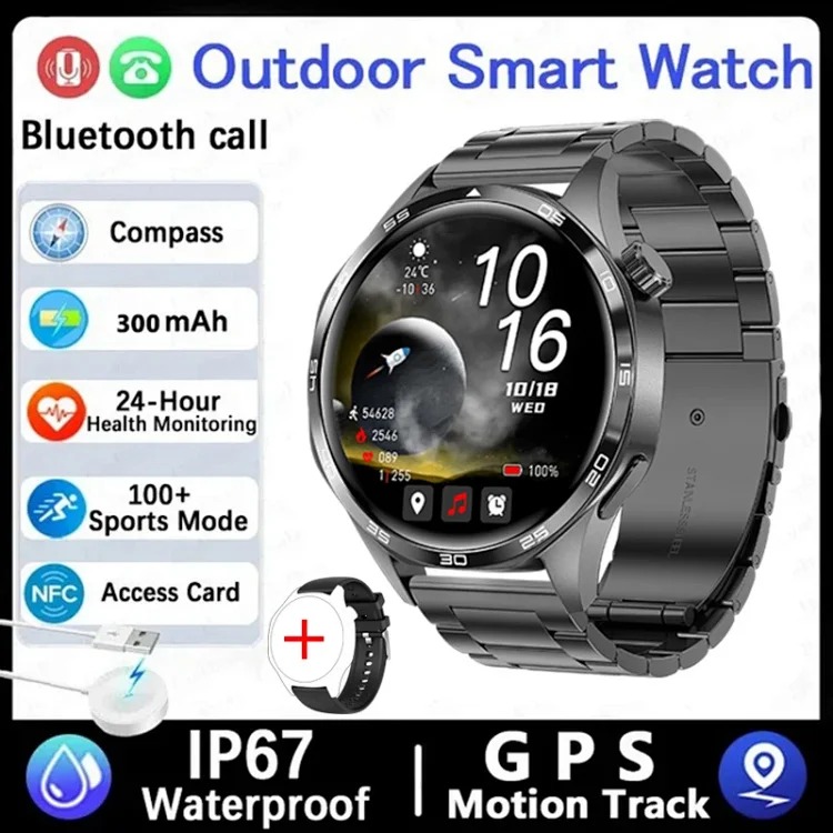 WATCH5PRO smart watch Bluetooth call heart rate health monitoring HD cross-border hot model