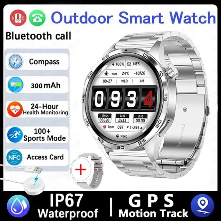 WATCH5PRO smart watch Bluetooth call heart rate health monitoring HD cross-border hot model