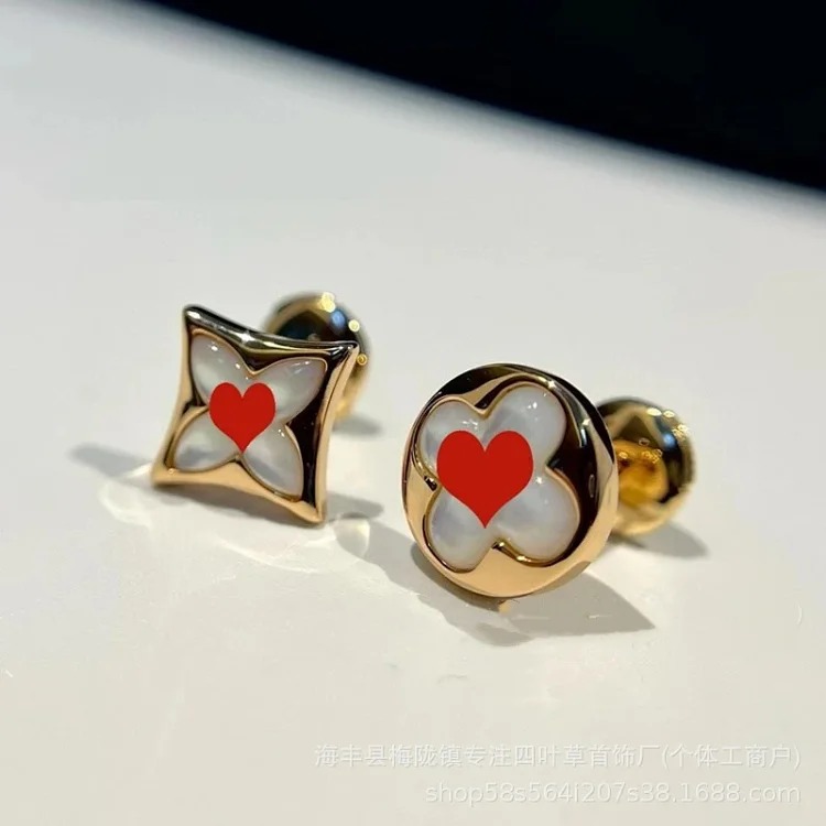V gold cross-border hot selling four-leaf clover 18K gold non-fading bracelet light luxury high-end jewelry necklace wholesale manufacturer