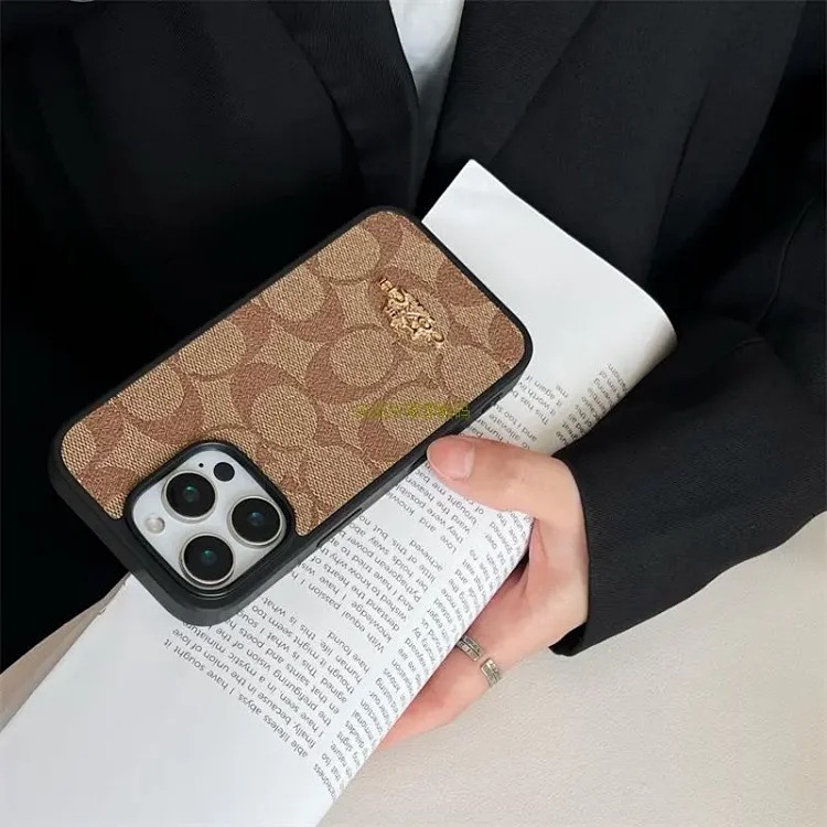 Apple New trendy brand suitable for i Phone17Promax mobile phone case light luxury retro 15 Pro all-inclusive protective cover cross-border