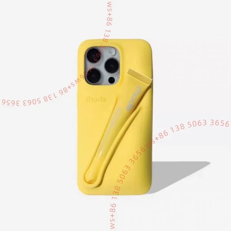 HX13-Lipstick, lip glaze, lip gloss silicone mobile phone case (non-refundable and non-exchangeable for non-quality issues)
