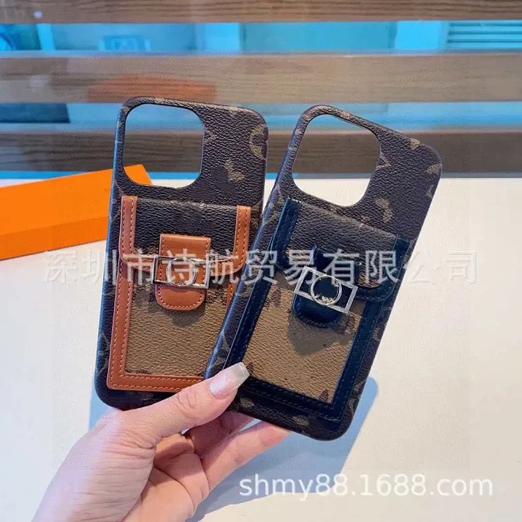 Louis Vuitton Suitable for ihone17promax mobile phone case trendy brand old flower retro n