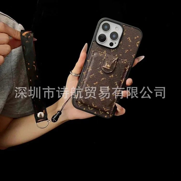 Suitable for ihone17promax mobile phone case, trendy brand card, fashionable printing, Apple 16 anti-fall all-inclusive protective case