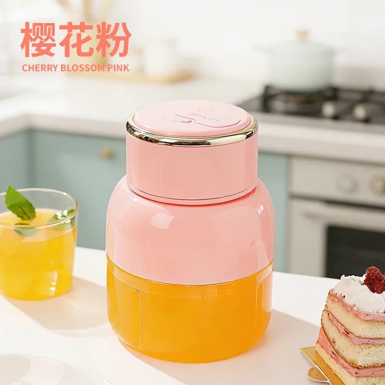 Large-capacity juicer cup electric portable charging 304 stainless steel 6-blade blade juicer wireless juicer water cup image 2