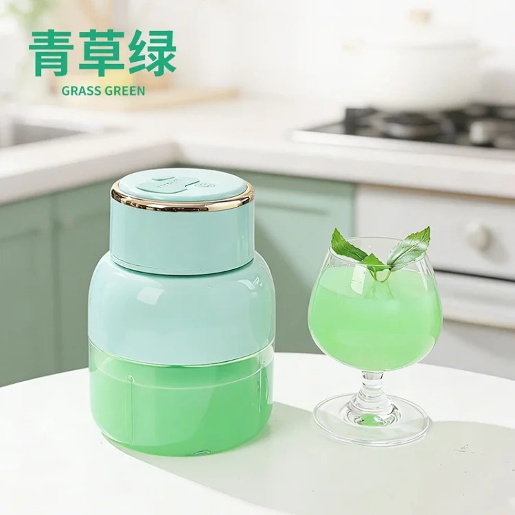 Large-capacity juicer cup electric portable charging 304 stainless steel 6-blade blade juicer wireless juicer water cup image 3
