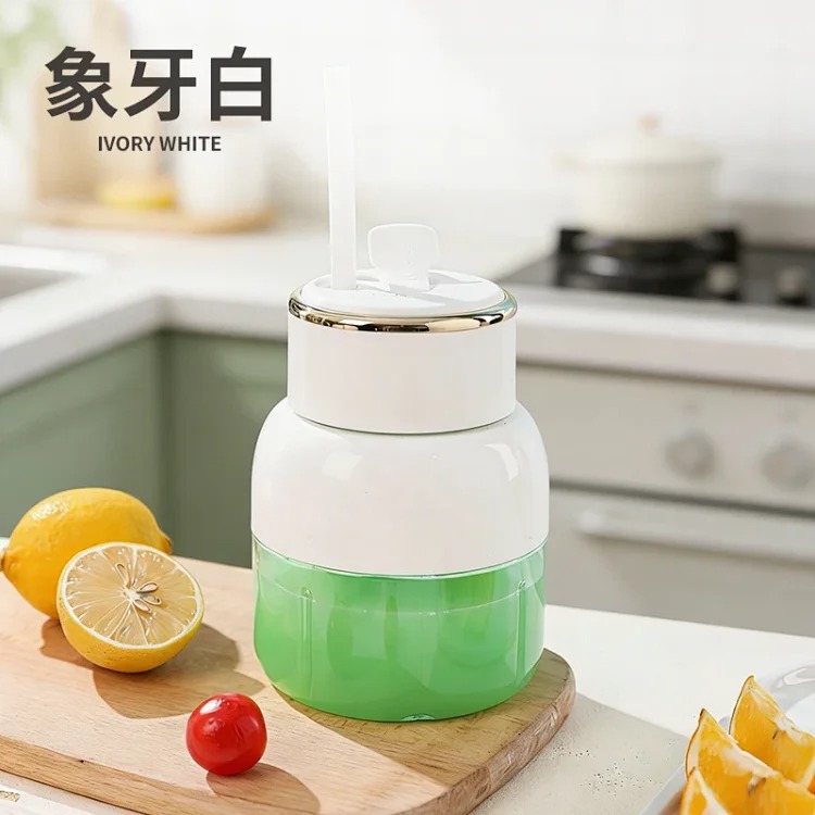 Large-capacity juicer cup electric portable charging 304 stainless steel 6-blade blade juicer wireless juicer water cup image 4