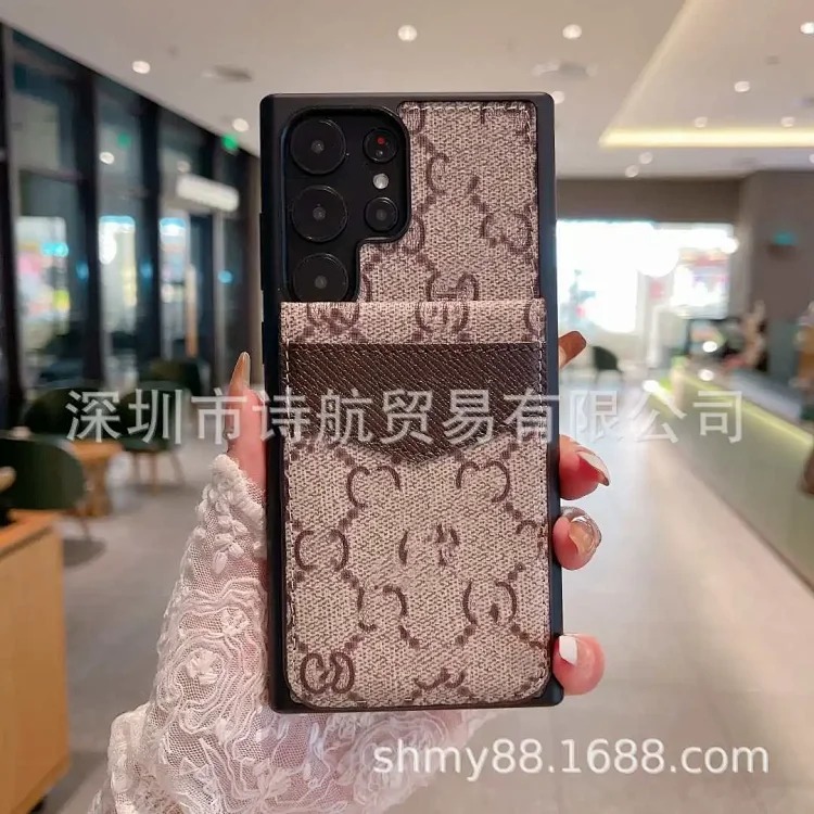 European and American applicable ihone17promax card phone case new retro color multi-functional anti-fall protective case