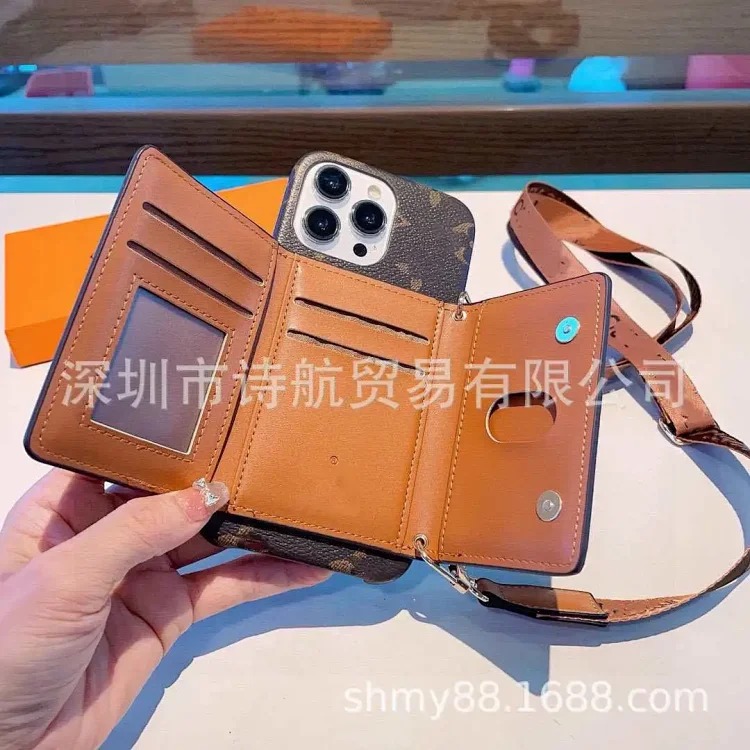 Suitable for ihone17promax mobile phone case Apple 16/15/pro folding card holder multi-function protective cover(pic4) Suitable for ihone17promax mobile phone case Apple 16/15/pro folding card holder multi-function protective cover