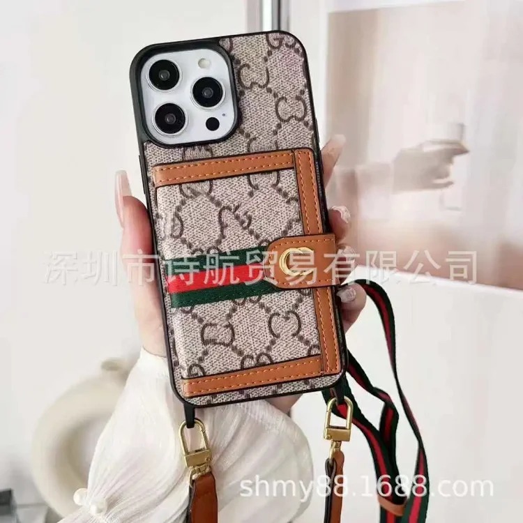 Trendy brand suitable for Apple 16pro new mobile phone case ihone15promax European and American luxury all-inclusive protective cover