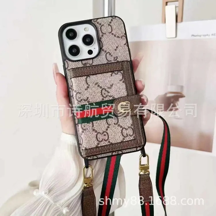 Trendy brand suitable for Apple 16pro new mobile phone case ihone15promax European and American luxury all-inclusive protective cover